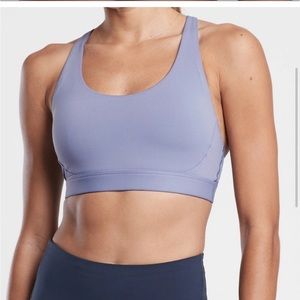 SOLD - Athleta ultimate Racer bra - lavender - size medium